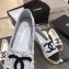 Chanel CC Logo Tweed Fabric Espadrilles Light Blue 2019