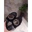 Louis Vuitton Heel 4.5cm Strass-paved LV Circle Satin Madeleine Mules Black 2019