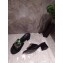 Louis Vuitton Heel 4.5cm Strass-paved LV Circle Satin Madeleine Mules Black 2019