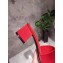 Louis Vuitton Heel 4.5cm Strass-paved LV Circle Satin Madeleine Mules Red 2019