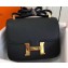 Hermes Constance Mini/MM Bag in Epsom Leather Black with Gold Hardware