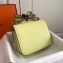 Hermes Constance Mini/MM Bag in Epsom Leather Light Yellow with Silver Hardware