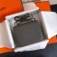 Hermes Constance Mini/MM Bag in Epsom Leather Dark Gray with Silver Hardware
