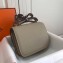 Hermes Constance Mini/MM Bag in Epsom Leather Light Gray with Silver Hardware