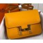 Hermes Constance Mini/MM Bag in Epsom Leather Yellow with Gold Hardware