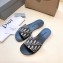 Dior Obliuqe Jacquard Canvas Dway Mules Slipper Sandals Black 2019
