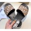 Dior Obliuqe Jacquard Canvas Dway Mules Slipper Sandals Brown 2019