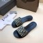 Dior Obliuqe Jacquard Canvas Dway Mules Slipper Sandals Green 2019