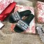 Dior Woven Logo Dway Mules Slipper Sandals Green 2019