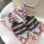 Dior Woven Logo Print Dway Mules Slipper Sandals 03 2019