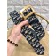 Dior Width 5cm Oblique Jacquard Canvas Diorquake Belt Blue