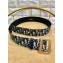Dior Width 5cm Oblique Jacquard Canvas Diorquake Belt Blue