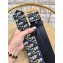 Dior Width 5cm Oblique Jacquard Canvas Diorquake Belt Blue