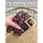 Dior Width 3.4cm Oblique Jacquard Canvas Diorquake Belt Burgundy