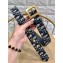 Dior Width 3.4cm Oblique Jacquard Canvas Diorquake Belt Blue