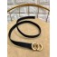 Dior Width 2cm Saddle Nylon Belt Black with CD Buckle