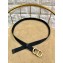 Dior Width 2cm Saddle Nylon Belt Black with CD Buckle