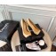 Chanel Pearl Heel 8.5cm Pumps G31983 Apricot 2019