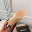 Chanel Pearl Heel 8.5cm Pumps G31983 Apricot 2019