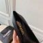 Chanel Pearl Heel 8.5cm Pumps G31983 Black 2019