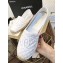 Chanel CC Logo Quilted Leather Espadrilles White
