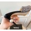 Chanel Pearl Heel 8.5cm Mules G32100 Tweed 2019