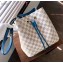 Louis Vuitton Damier Azur Canvas NeoNoe Bucket Bag N40151 Blue
