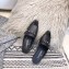 Chanel Chain and Leather Slipper Sandals Mules Black 2019