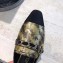 Chanel Chain and Leather Slipper Sandals Mules Gold 2019