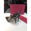 Valentino Heel 9.5cm Rockstud Around Sheepskin Pumps Black 2019