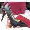 Valentino Heel 9.5cm Rockstud Around Sheepskin Pumps Black 2019