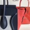 Celine Python Luggage Micro Bag Navy Blue