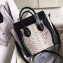 Celine Python Luggage Nano Bag Gray