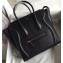 Celine Python Luggage Micro Bag Black