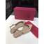 Valentino Rockstud Sheepskin Slingback Ballet Flats Nude