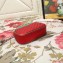 Gucci Laminated Leather Small Bag 510388 Metallic Green/Red 2019