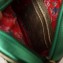 Gucci Laminated Leather Small Bag 510388 Metallic Green/Red 2019