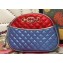 Gucci Laminated Leather Small Bag 510388 Metallic Red/Blue 2019