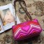 Gucci GG Marmont Matelassé Chevron Shoulder Small Bag 443497 Metallic Fuchsia 2019