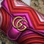 Gucci GG Marmont Matelassé Chevron Shoulder Small Bag 443497 Metallic Fuchsia 2019