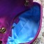 Gucci GG Marmont Matelassé Chevron Shoulder Small Bag 443497 Metallic Fuchsia 2019