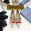 Prada Mid-Heel Pumps Nude with Bow 2019