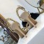 Valentino Heel 10cm Rockstud Around Sandals Nude 2019