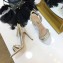 Valentino Heel 10cm Rockstud Around Sandals White 2019