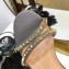 Valentino Heel 10cm Rockstud Around Sandals Gray 2019