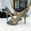Valentino Heel 10cm Rockstud Around Sandals Gray 2019