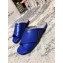 Givenchy Crossover Logo Flat Sandals Blue 2019
