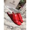 Givenchy Crossover Logo Flat Sandals Red 2019