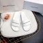 Balenciaga Slides Sandals Logo White
