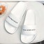 Balenciaga Slides Sandals Logo White
